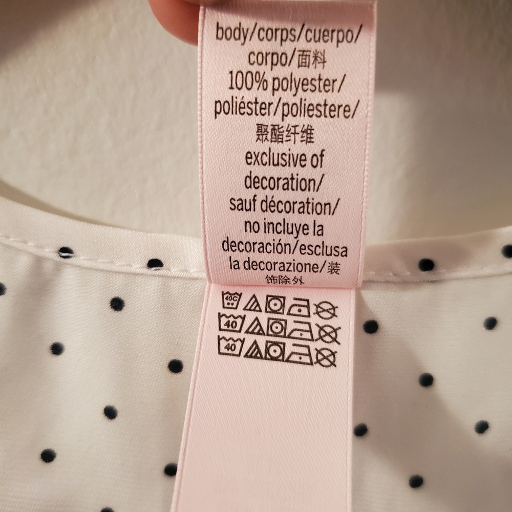 Victoria's Secret | Ivory Dot Ruffle Robe - Medium - Picture 10 of 10